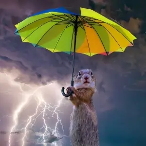 Ein Unwetter